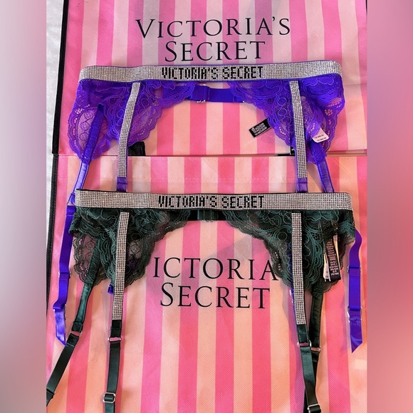Victoria's Secret Other - Victoria’s Secret Garter Belt Shine Strap XS/S (2)